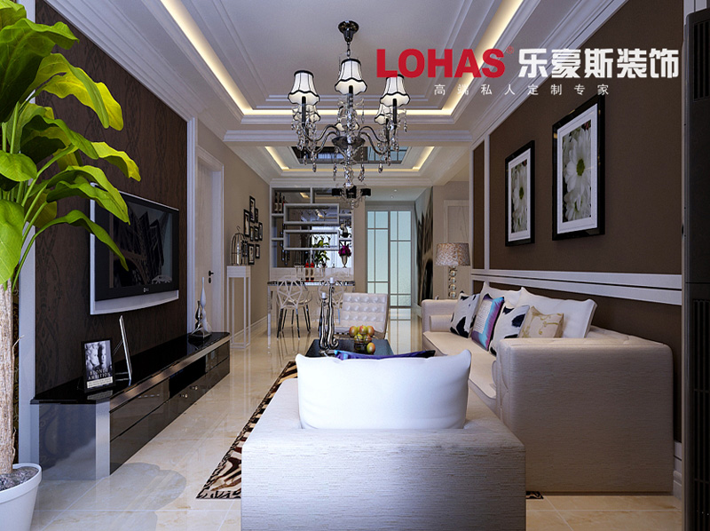 豐澤福苑130平米三居現(xiàn)代裝修效果圖