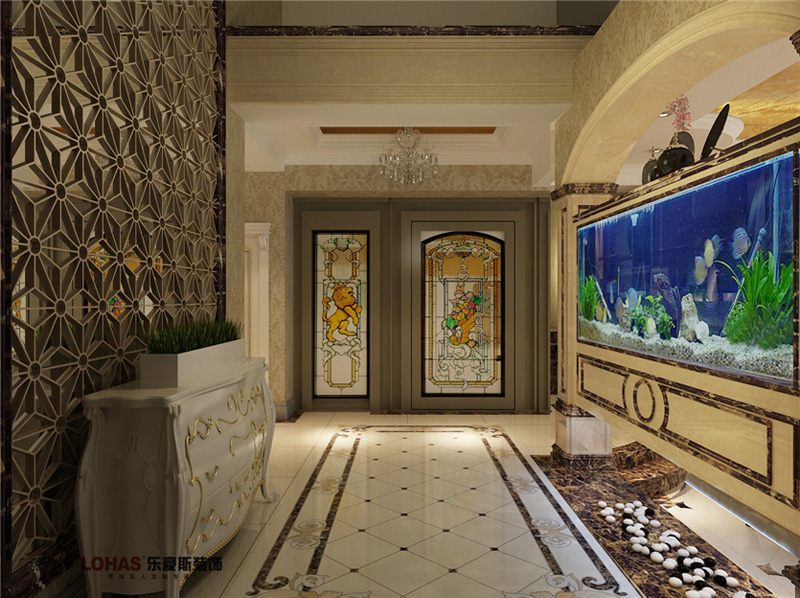 原河名墅400平別墅裝修案例效果圖