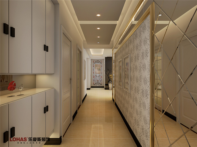 眾美鳳凰城130平三室兩廳簡約裝修效果圖