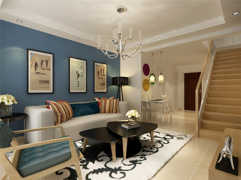 藍(lán)山印象108平現(xiàn)代簡(jiǎn)約風(fēng)格