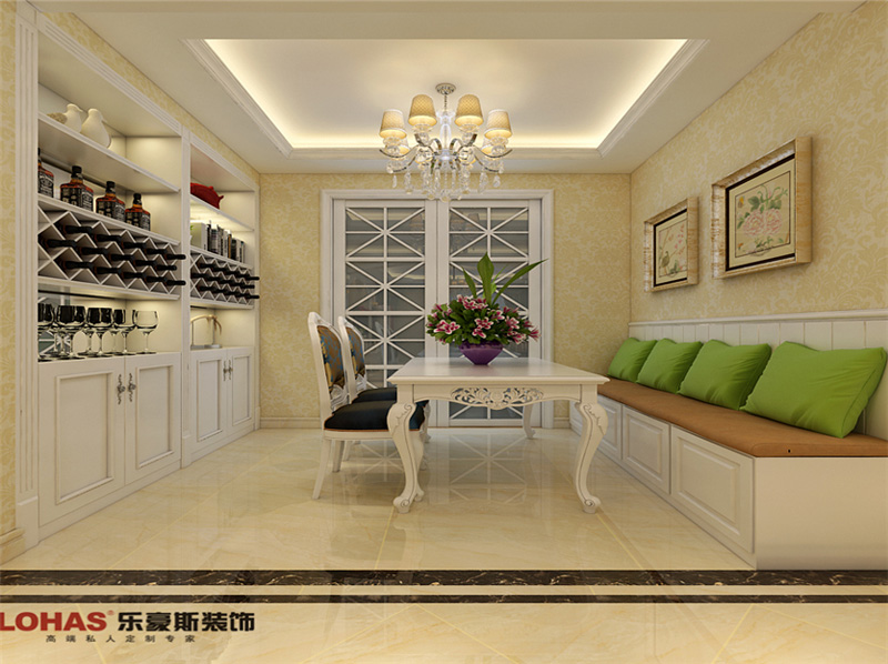 瀚唐137平簡(jiǎn)歐裝修效果圖