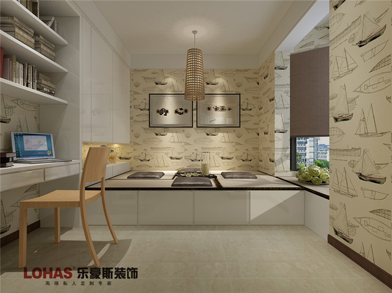 雅清苑180平美式風格裝修效果圖