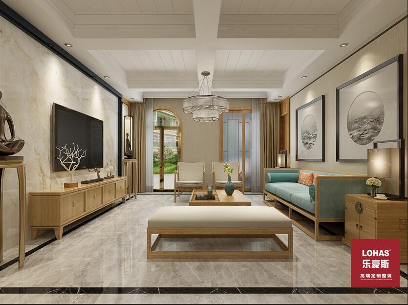 天山水榭花都別墅200平禪意新中式