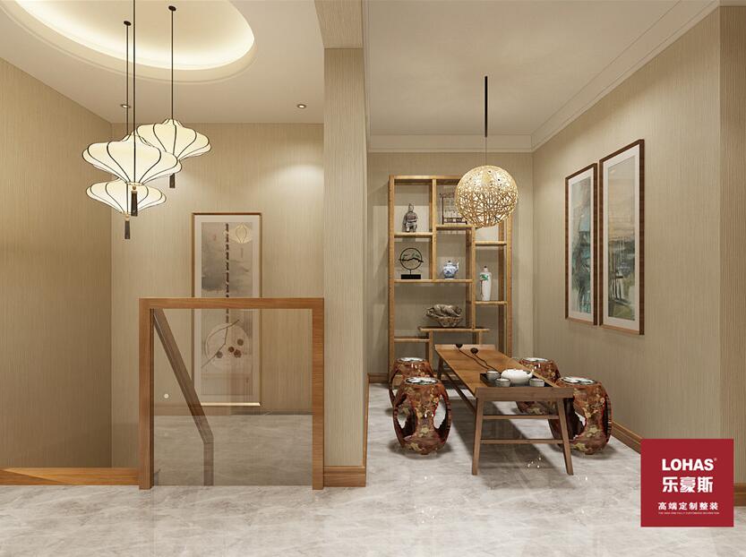 天山水榭花都別墅200平禪意新中式