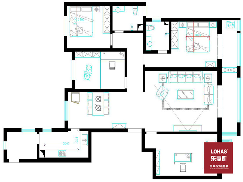 西部楓景180平歐式古典