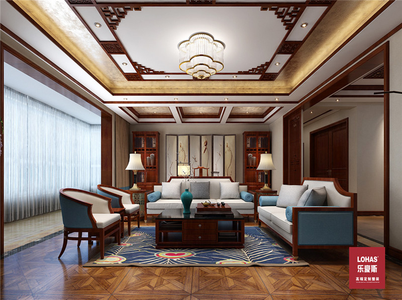 南村古鎮(zhèn)540平別墅中式裝修