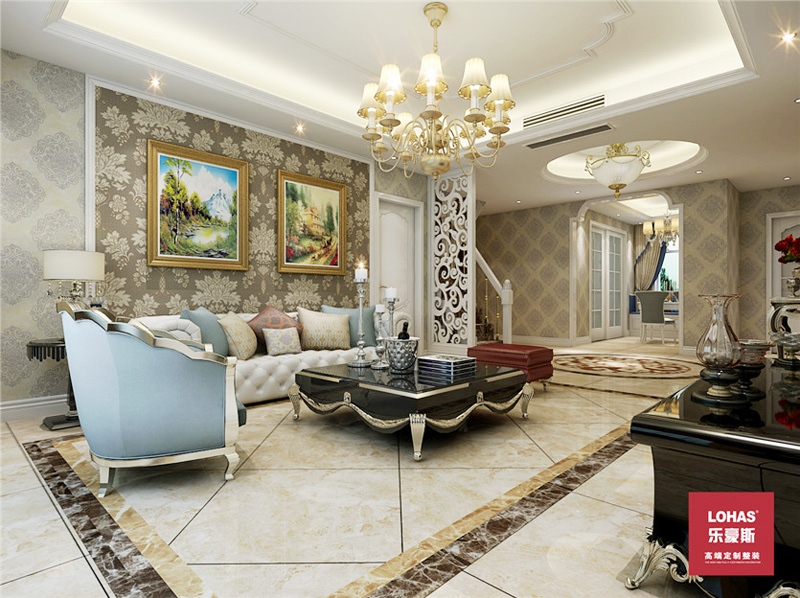 長瑞錦城203平米裝修效果圖