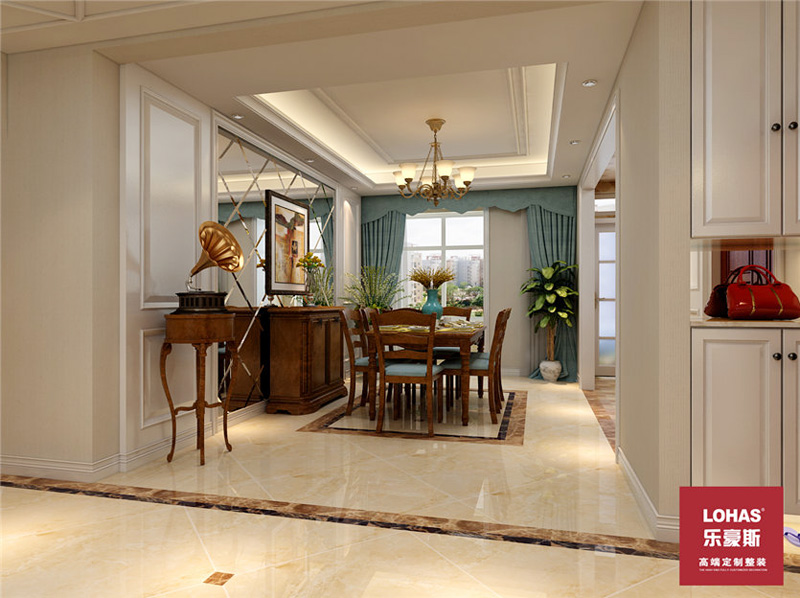 領(lǐng)世郡150平米裝修效果圖