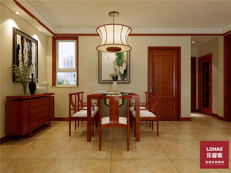 奧北公元新中式裝修效果圖