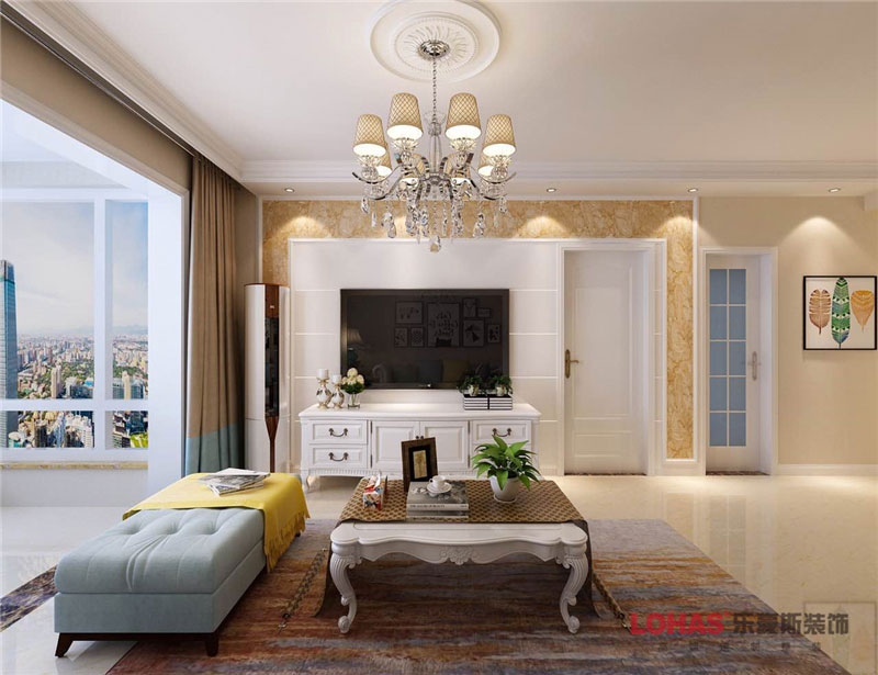 盛世長安88平簡歐風(fēng)格