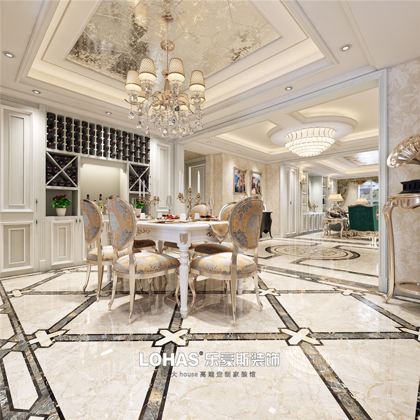 建投十號(hào)院300平歐式效果圖