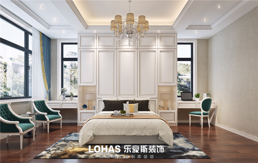 平山自建房350平新古典效果圖