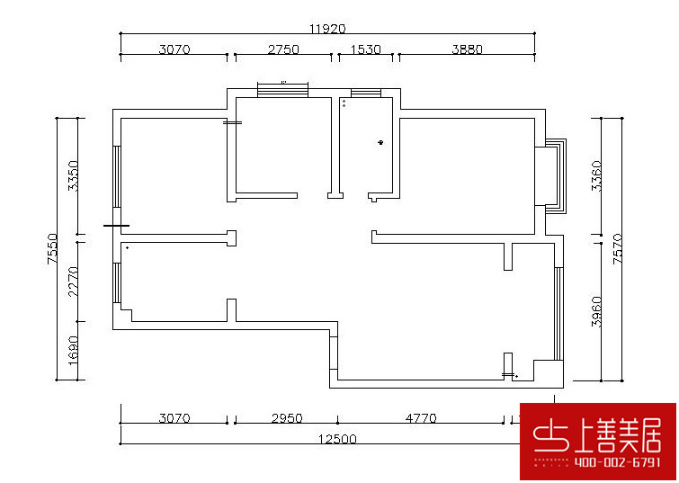 邢臺金都華府100平三室一廳現(xiàn)代簡約風格裝修效果圖