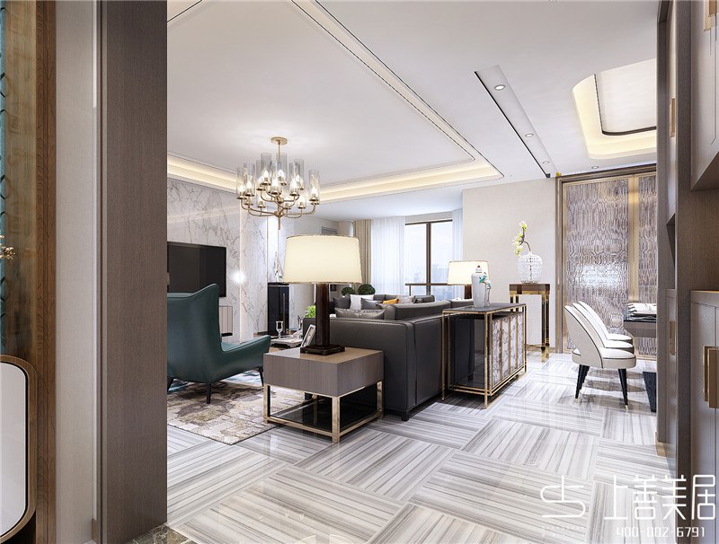 天山熙湖二期/170平/現(xiàn)代混搭