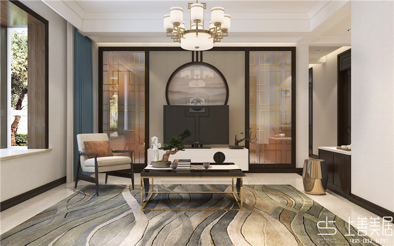 藏龍福地120平新中式