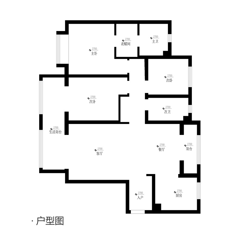 保利拉菲朗菲園147平美式裝修效果圖