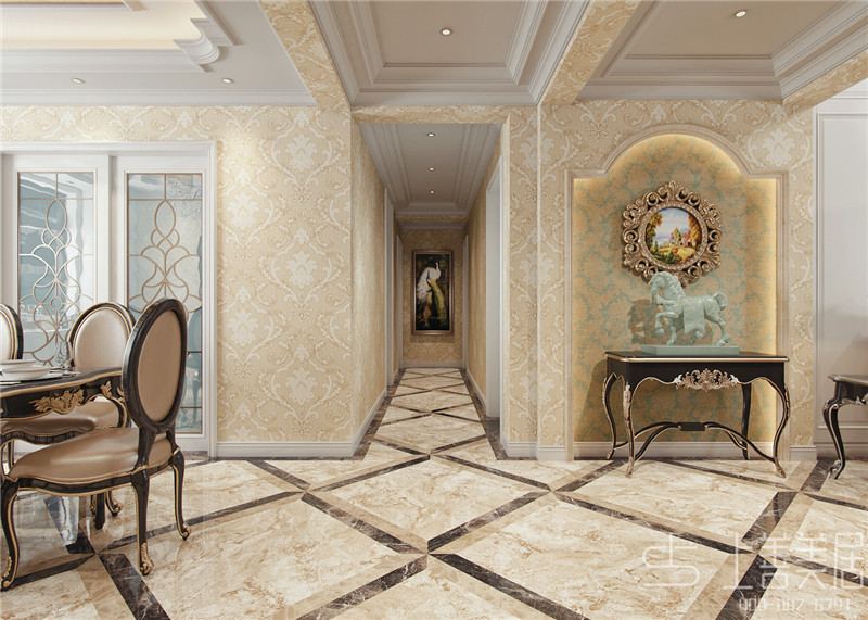 定州爵士山200平五室三廳歐式古典風(fēng)格裝修效果圖