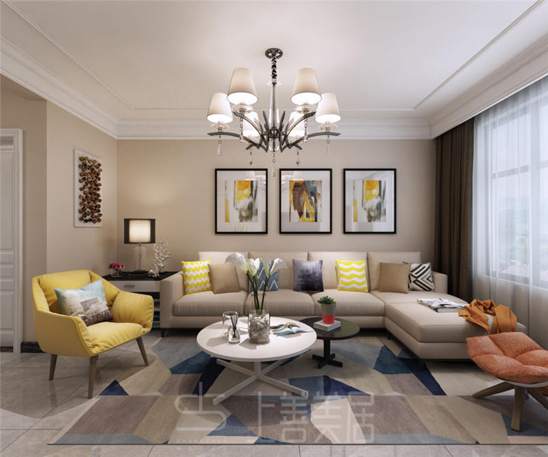 榮盛城87平現(xiàn)代簡(jiǎn)約