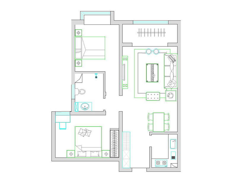 榮盛城89平北歐