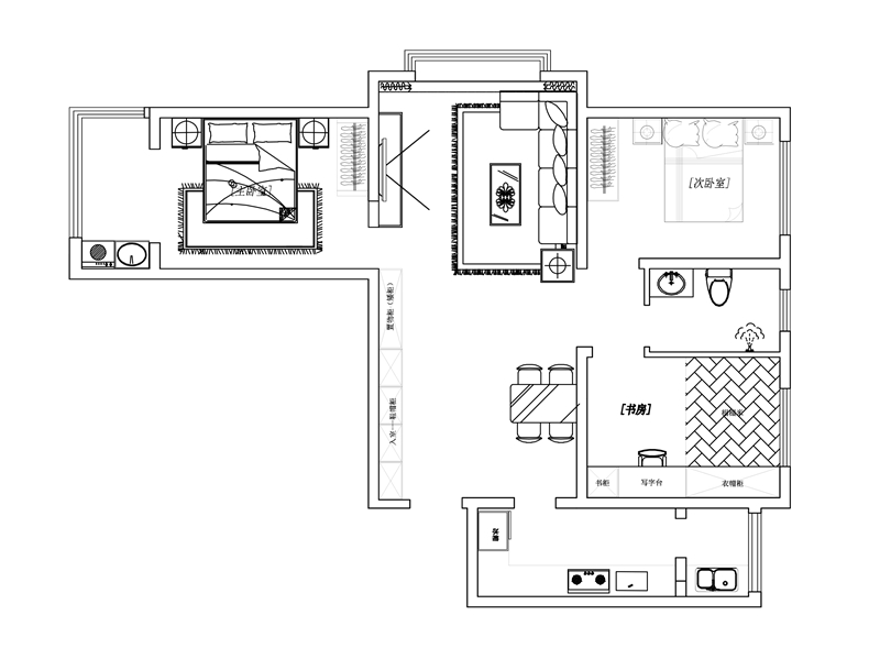 榮盛城111平簡歐