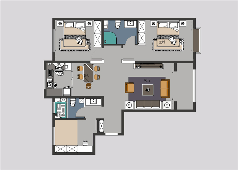 榮盛城123平簡(jiǎn)歐