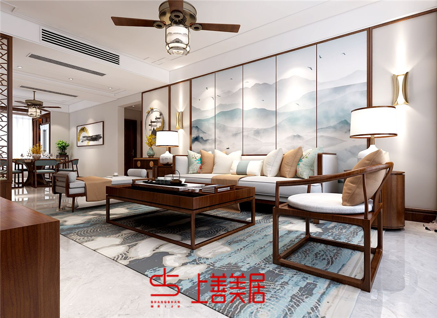 陽光水岸139㎡新中式