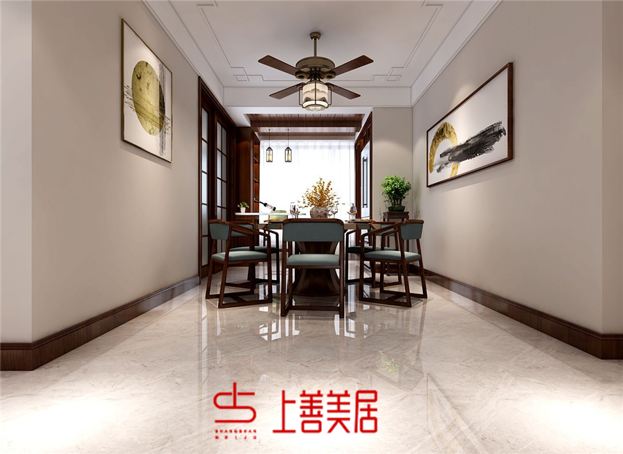 陽光水岸139㎡新中式