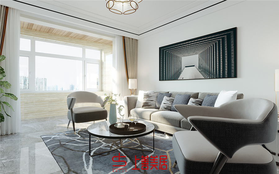 濱河華府/124㎡/現(xiàn)代簡約