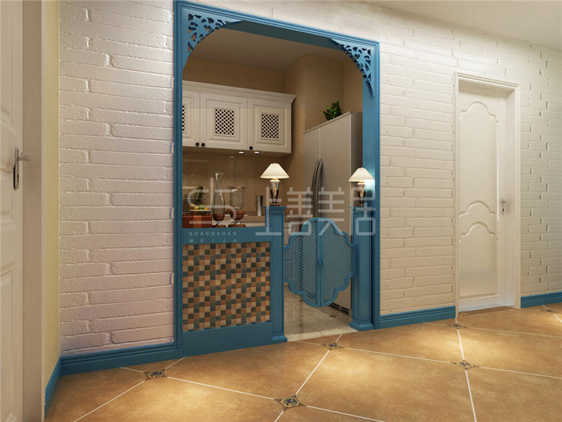 新源燕府110平地中海風(fēng)格