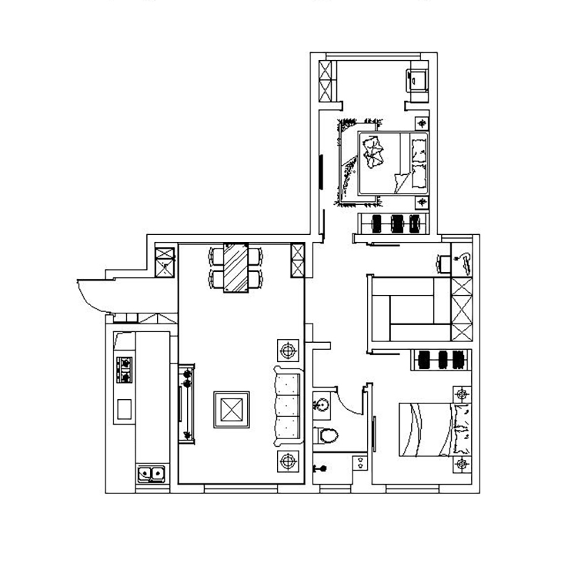 翰林觀天下/110平/北歐簡(jiǎn)約