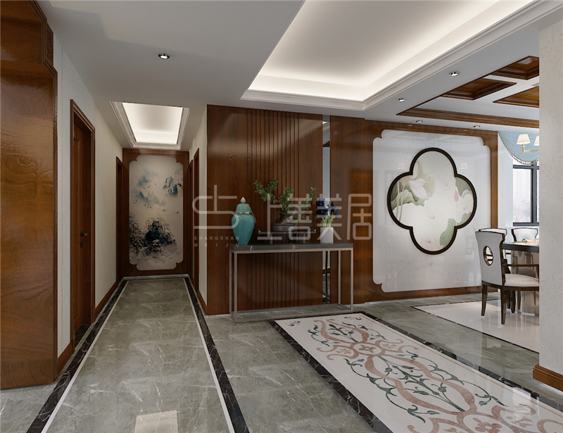 元氏水榭花都200平新中式