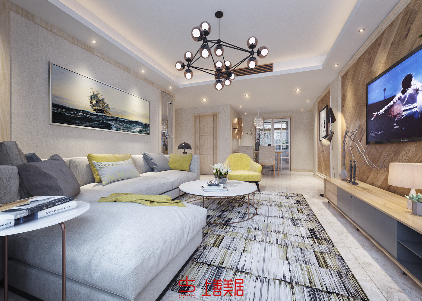 龍溪城117平現(xiàn)代簡(jiǎn)約