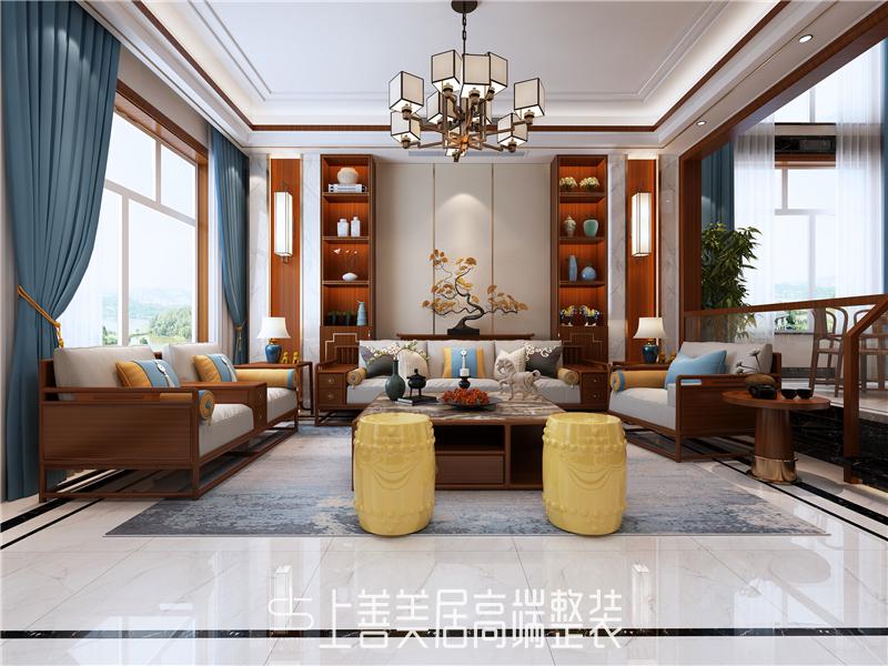 原河名墅450平米裝修效果圖