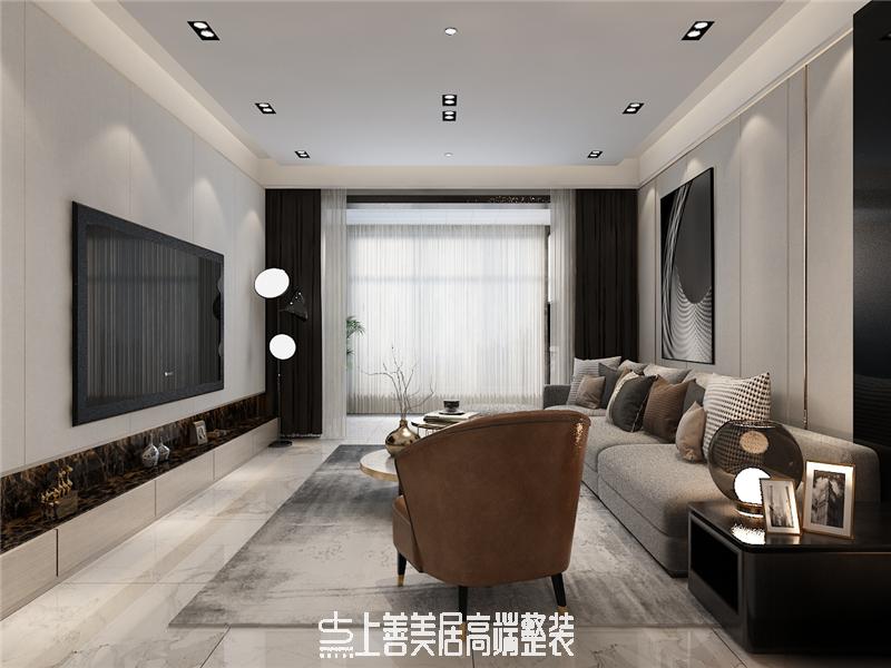 白金漢府130平簡約風(fēng)格