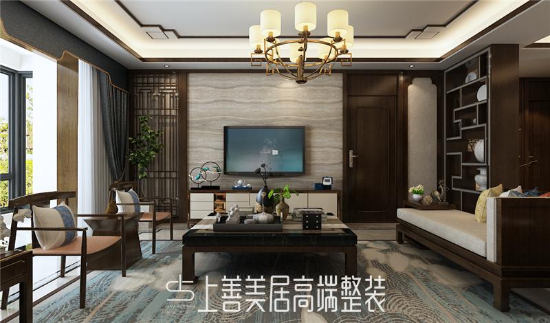 健康城140㎡簡(jiǎn)中裝修效果圖