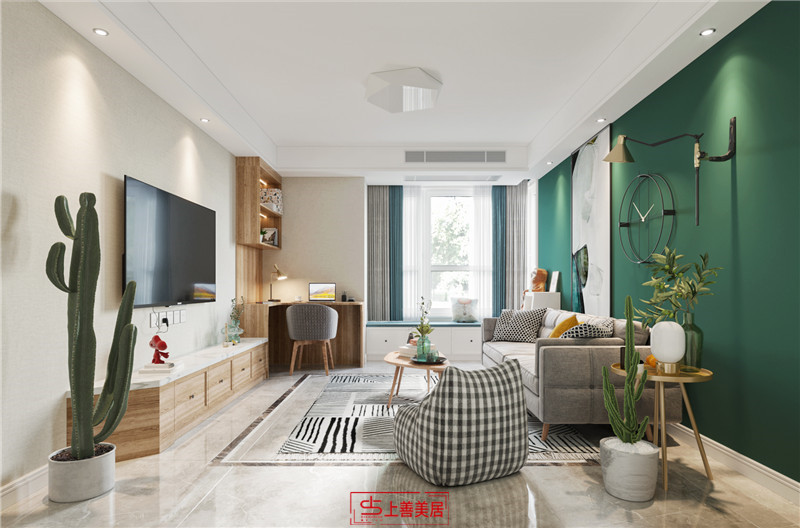 厚德福城90平簡約風(fēng)格案例