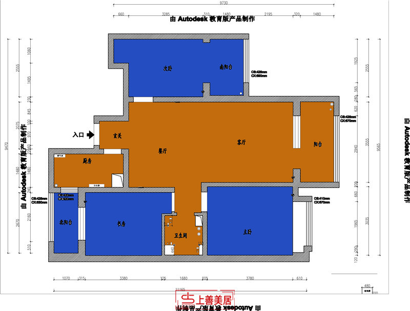 潤(rùn)德天悅城/115㎡/北歐