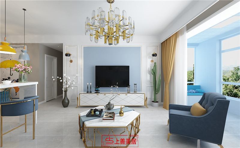 天河悅城/89㎡/北歐輕奢