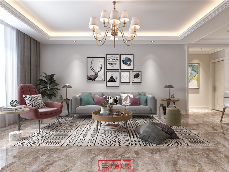 富達(dá)山莊/108㎡/簡約