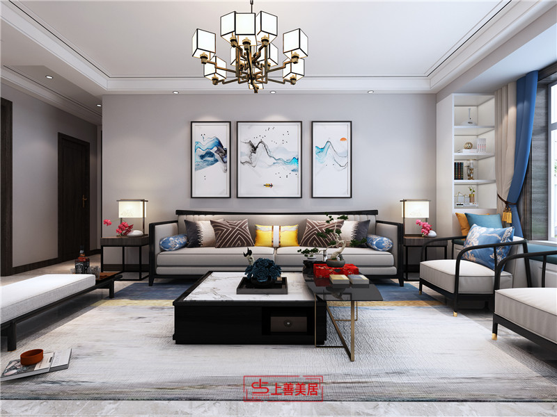 奧體中心/新中式/135平