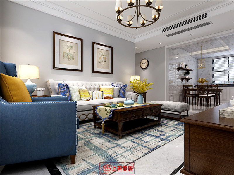 榮盛城/121㎡/美式