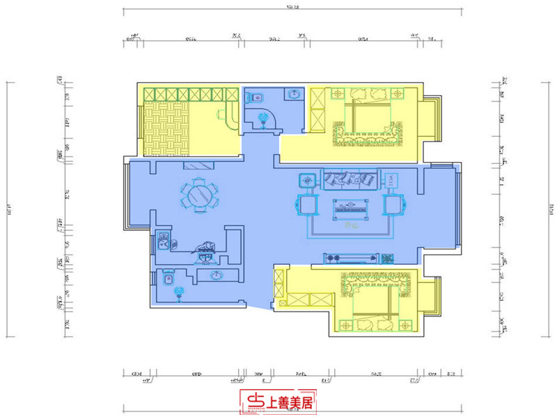 潤(rùn)澤天域/110㎡/后現(xiàn)代