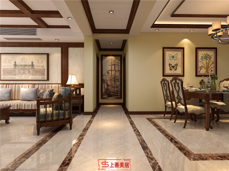 卓達(dá)名郡/140㎡/美式