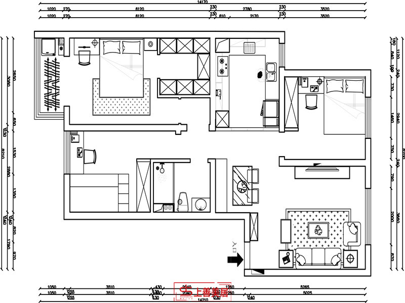 恒潤家園/120㎡/現(xiàn)代