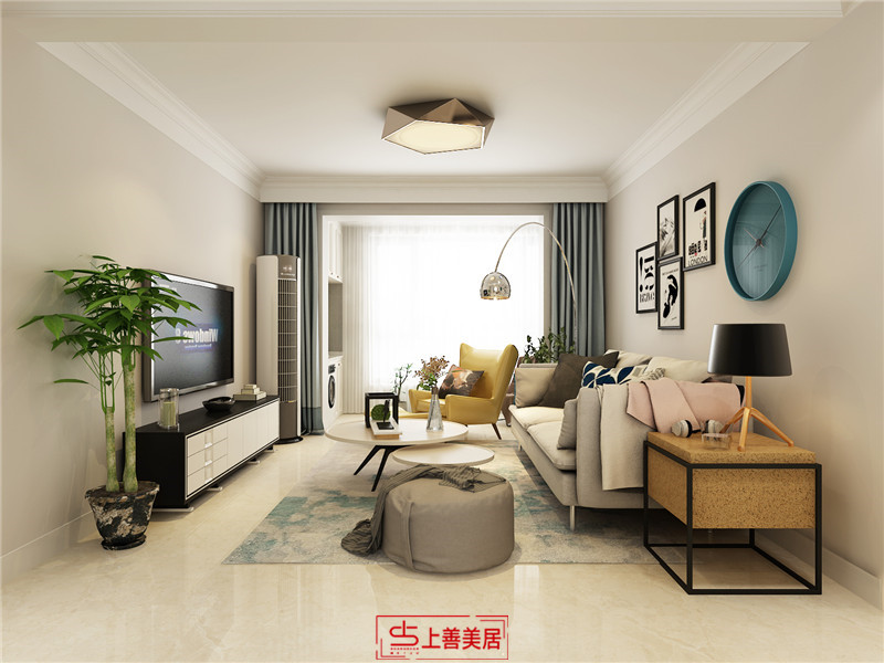 榮盛城130平現(xiàn)代風(fēng)格裝修效果圖