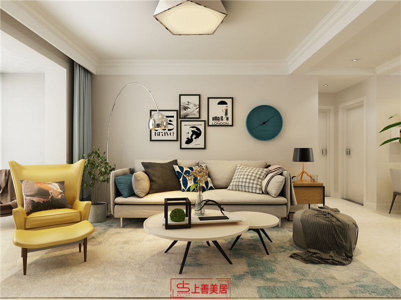 榮盛城130平現(xiàn)代風(fēng)格裝修效果圖