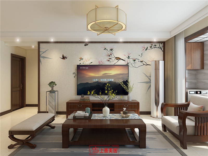 國赫天著/中式風(fēng)格/95㎡