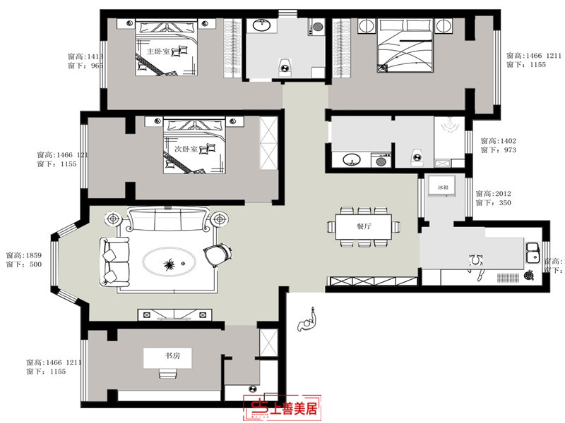 碧景園/200㎡/現(xiàn)代風