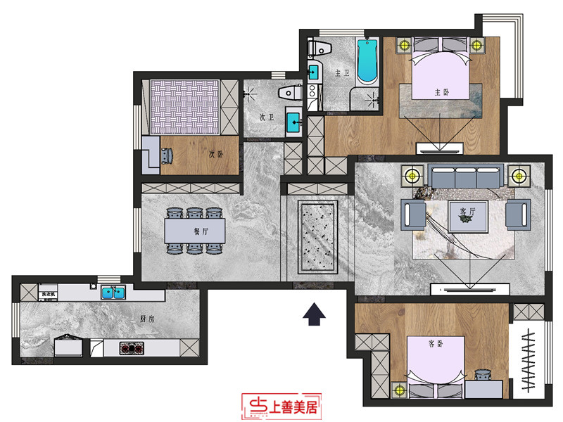 國(guó)赫天著/155㎡/現(xiàn)代