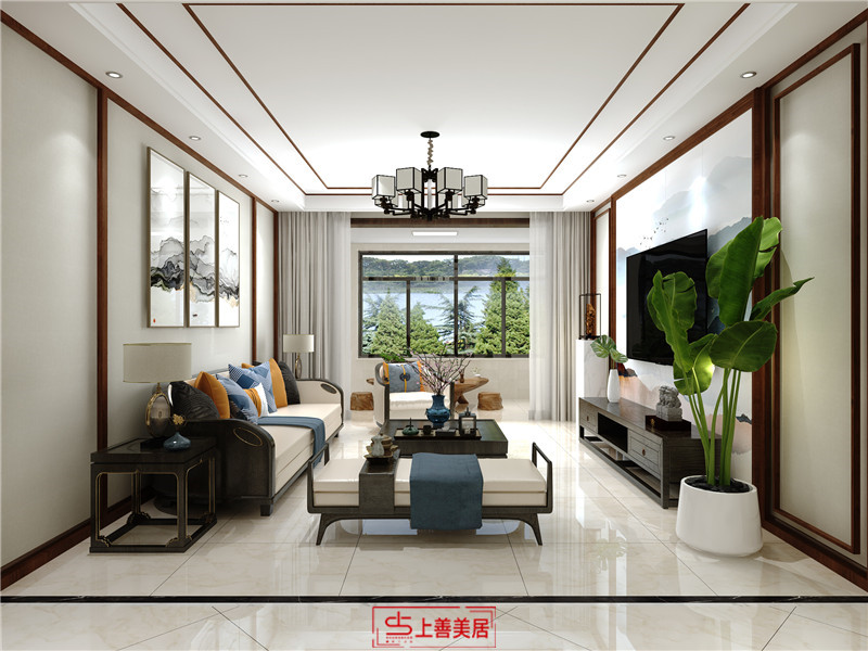 潤德天悅城/110平米/新中式